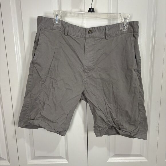 Flint and Tinder Mens 33 Shorts Gray Chino Classic Casual Summer Workwear - Picture 1 of 7